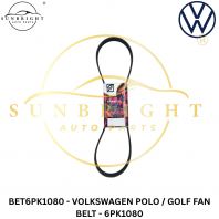 VOLKSWAGEN POLO / GOLF FAN BELT - 6PK1080