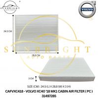 VOLVO XC40 '18 MK1 CABIN AIR FILTER ( PC ) 31497285