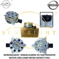 MORDNALM20O - NISSAN ALMERA '20 ( N18 ) RADIATOR MOTOR ( ORG ) 21487-5RF0B ( SOCKET 2 PIN )