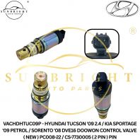 VACHDHTUC09P - HYUNDAI TUCSON '09 2.4 / KIA SPORTAGE '09 PETROL / SORENTO '08 DVE16 DOOWON CONTROL VALVE ( NEW ) PC008-22 / CS-7730005 ( 2 PIN ) PIN
