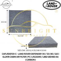 LAND ROVER DEFENDER '20 / '23 ( 90 / 110 ) GL2478 CABIN AIR FILTER ( PC ) LR133345 / L8B2-18D483-AA ( CARBON )