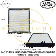 LAND ROVER FREELANDER TD4 2.5 CABIN AIR FILTER ( PC ) 69210-11000