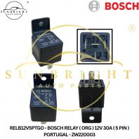 RELB12V5PTGO - BOSCH RELAY ( ORG ) 12V 30A ( 5 PIN ) PORTUGAL - ZW220003