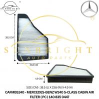 CAFMBS140 - MERCEDES-BENZ W140 S-CLASS CABIN AIR FILTER ( PC ) 140 835 0447