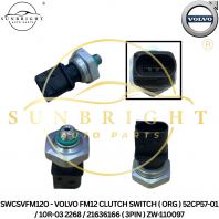 SWCSVFM12O - VOLVO FM12 CLUTCH SWITCH ( ORG ) 52CP57-01 / 10R-03 2268 / 21636166 ( 3PIN ) ZW-110097