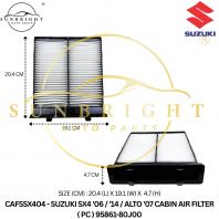 SUZUKI SX4 '06 / '14 / ALTO '07 CABIN AIR FILTER ( PC ) 95861-80J00