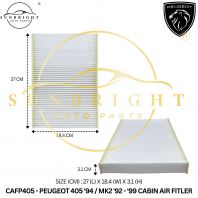 PEUGEOT 405 '94 / MK2 '92 - '99 CABIN AIR FITLER