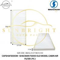 SHACMAN F3000 OLD MODEL CABIN AIR FILTER ( PC )