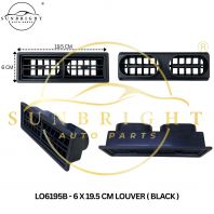 LO6195B - 6 X 19.5 CM LOUVER ( BLACK )
