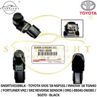 SNSRTVIO19BLK - TOYOTA VIOS '19 NSP151 / INNOVA '16 TGN40 / FORTUNER VRZ / SRZ REVERSE SENSOR ( ORG ) 89341-06080 / 50270 - BLACK