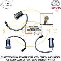 SNSRTEST08WHIO - TOYOTA ESTIMA ACR50 / PREVIA '08 / HARRIER '08 REVERSE SENSOR ( ORG ) 89341-28321-WH ( WHITE )