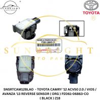 SNSRTCAM12BLAO  - TOYOTA CAMRY '12 ACV50 2.0 / VIOS / AVANZA '13 REVERSE SENSOR ( ORG ) PZ061-06863-CO ( BLACK ) 218