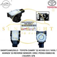 SNSRTCAM12SILO - TOYOTA CAMRY '12 ACV50 2.0 / VIOS / AVANZA '13 REVERSE SENSOR ( ORG ) PZ061-06863-B1 ( SILVER ) 1F8