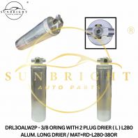 DRL3OALW2P - 3/8 ORING WITH 2 PLUG DRIER ( L ) L280 ALUM. LONG DRIER / MAT=RD-L280-38OR