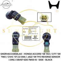 SNSRHACC08SBLAO - HONDA ACCORD '08 TAO / CITY '09 TMO / CIVIC '07 2.0 SNA / JAZZ '09 TFO REVERSE SENSOR ( ORG ) 08V67-SDE-7M00-B - SIDE - BLACK