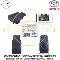 SNSRTALP08BLA - TOYOTA ALPHARD '08 / VELLFIRE '08 REVERSE SENSOR ( ORG ) 89341-58030-CO ( BLACK )