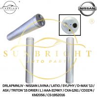 DRLAPMNLIV - NISSAN LIVINA / LATIO / SYLPHY / D-MAX '13 / ASX / TRITON '15 DRIER ( L ) AAA-3174KY / CXA-1261 / CD3174 / KM2056 / CS-1952016