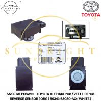 SNSRTALP08WHI - TOYOTA ALPHARD '08 / VELLFIRE '08 REVERSE SENSOR ( ORG ) 89341-58030-AO ( WHITE )