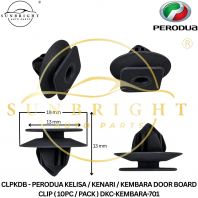 CLPKDB - PERODUA KELISA / KENARI / KEMBARA DOOR BOARD CLIP ( 10PC / PACK ) DKC-KEMBARA-701