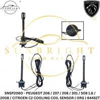 SNSP206O - PEUGEOT 206 / 207 / 208 / 301 / 508 1.6 / 2008 / CITROEN C2 COOLING COIL SENSOR ( ORG ) 6445ZT