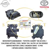 MOSVNDTCAM082840 - TOYOTA CAMRY '08 ACV40 / CALDINA AZT241 / ISIS / WISH '04 / ALTIS 1.8 '04 DENSO SERVO MOTOR ( ORG ) 063600-2840 - 5 PIN ( 87106-13030 / 063700-7440 )