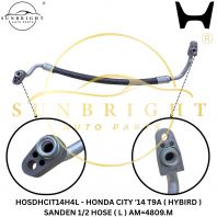 HOSDHCIT14H4L - HONDA CITY '14 T9A ( HYBIRD ) SANDEN 1/2 HOSE ( L ) AM=4809.M