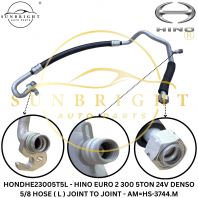 HONDHE23005T5L - HINO EURO 2 300 5TON 24V DENSO 5/8 HOSE ( L ) JOINT TO JOINT - AM=HS-3744.M