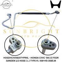 HOSDHCIV0820TYPR4L - HONDA CIVIC '08 2.0 FD2R SANDEN 1/2 HOSE ( L ) TYPE-R / AM=HS-3585.M