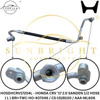 HOSDHCRV17204L - HONDA CRV '17 2.0 SANDEN 1/2 HOSE ( L ) BRI=TWC-HO-407046 / CS-1528100 / AAA-ML606