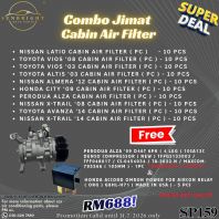 SP159 - � Combo Jimat Cabin Air Filter