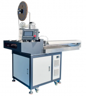 SA-STH200 Fully Automatic Sheathed Cable Strip, Crimp & Tinning Machine | Linear Processing System