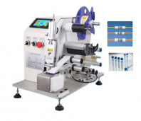 SA-L10 Desktop Automatic Wrap-Around Wire Labelling Machine | Precision Rotation System