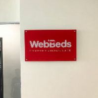 Customised Indoor Acrylic Signage with Bolts and Nuts