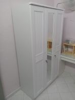 3 Door Bedroom Wardrobe with Mirror & Dressing Table Set  Storage Cabinet & Makeup Table  Almari Bilik Tidur + Meja Solek  �����¹� ��ױ̨ Malaysia