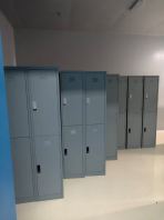 2 Compartment Steel Locker for Factory & Industrial Worker Use (Malaysia) - Industrial-Grade Side-by-Side Steel Locker Cabinet for Factory Worker Storage Penang KL Puchong