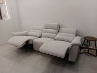 3-Seater Electric Recliner Sofa | Power Reclining Modern Tech Sofa | Easy-Clean Pet-Friendly Fabric | Premium Comfort Living Room Sofa Malaysia