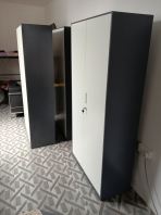 Heavy Duty Full Height Steel Cupboard | Steel Swing Door Cabinet with 4 Adjustable Shelves | Almari Besi Tinggi Heavy Duty | Kabinet Fail Besi Pejabat  | Steel Filing Cabinet Malaysia