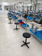 Production Stool Chair | Industrial Lab Stool | Height Adjustable Factory Stool | Kerusi Stool Industri Heavy Duty | Kerusi Kilang & Makmal | Heavy Duty Work Stool Malaysia 