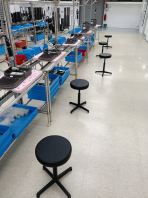 Production Stool Chair | Industrial Lab Stool | Height Adjustable Factory Stool | Kerusi Stool Industri Heavy Duty | Kerusi Kilang & Makmal | Heavy Duty Work Stool Malaysia 