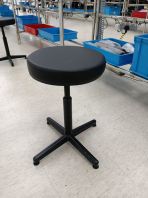 Production Stool Chair | Industrial Lab Stool | Height Adjustable Factory Stool | Kerusi Stool Industri Heavy Duty | Kerusi Kilang & Makmal | Heavy Duty Work Stool Malaysia 