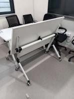Foldable Training Table on Castors   Multipurpose Seminar & Office Table, Kukuh & Mudah Simpan  Meja Boleh Lipat untuk Training Room, Meeting & Office Use  High Quality Training Furniture Supplier Malaysia (Penang & Nationwide)