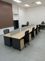 Office Workstation Table with Office Chair   Budget Series Modular Workstation  Best Value & Best Quality Budget Office Furniture  Ideal for Corporate Office, Startup, Training Room & Shared Workspace  Pembekal Office Workstation Malaysia (Penang, KL, Selangor & Nationwide)