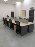 Office Workstation Table with Office Chair   Budget Series Modular Workstation  Best Value & Best Quality Budget Office Furniture  Ideal for Corporate Office, Startup, Training Room & Shared Workspace  Pembekal Office Workstation Malaysia (Penang, KL, Selangor & Nationwide)