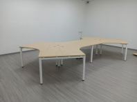 Custom Curved Office Workstation Table   Modern Collaborative Office Desk System with Cable Management  �����ִ��칫����վ��  Custom Office Furniture for Team Workspaces, Training Rooms & Corporate Offices  Office Workstation Malaysia (Kedah, Kulim Hi Tech, Penang, KL & Nationwide)
