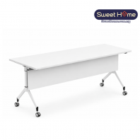 TRH Foldable Training Table ( White ) | Modern Office Furniture