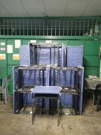Heavy Duty School Table   Meja Sekolah Murah for KAFA, Sekolah Rendah & Tuition Centre  Steel Frame Student Desk  Pembekal Meja Sekolah Malaysia (Bulk Order & Delivery Nationwide)