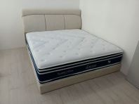 SWEET HOME Luxury Mattress Queen Size Set   Queen Size Bed with Spring Mattress + Latex Layer  Complete Set Katil Tilam  Suitable for Home, Condominium, Apartment & Rental Unit  Bedroom Furniture Supplier Malaysia (Penang, KL, Selangor & Nationwide)