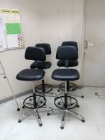 Adjustable High Stool Chair   Lab Chair with Backrest  Kerusi Makmal Adjustable  Drafting Chair with Footrest  Industrial Stool Supplier Penang, Prai, Bukit Mertajam, Butterworth, Kulim