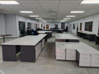 Office Table & Chair Set   Site Office Furniture  Construction Office Desk & Workstation  Budget Series Supplier Malaysia (Penang, Prai, BM, KL, Puchong)