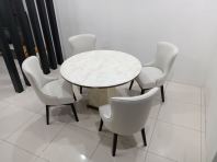 Dining Chair Malaysia   Modern Dining Chair Set with Table  Marble Dining Table Set KL Penang Johor